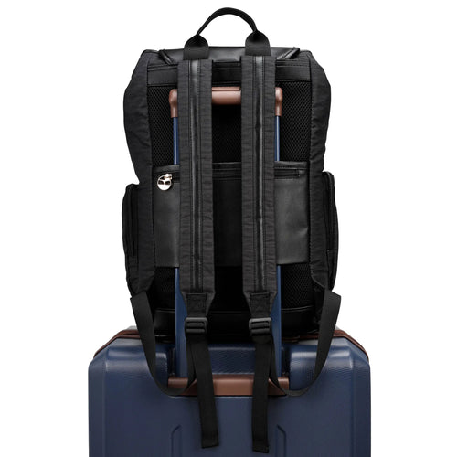 ELLE Eleganza 25L Monogram Backpack with trolley sleeve attachment - premium ELLE collection