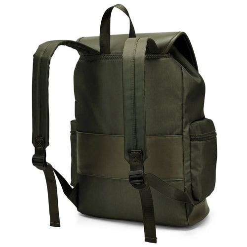 Back view of ELLE Wayfarer 23L Monogram Travel Backpack - premium ELLE collection