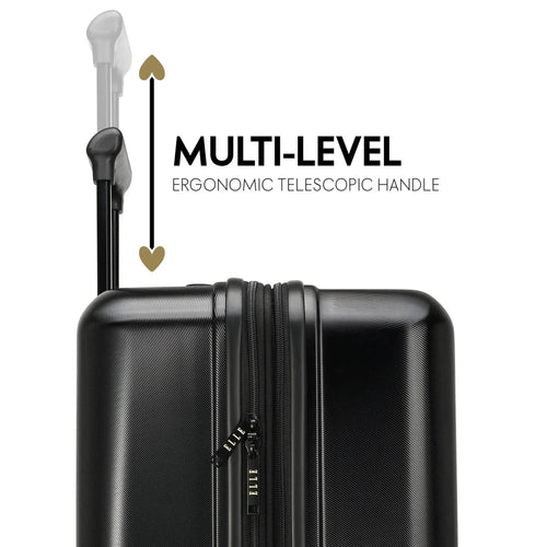 3-Piece Lightweight Luggage Set with Spinner Wheels and TSA Locks