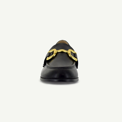 Georgina: Classic Loafer - Black