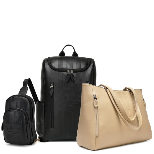Lightweight Luggage Set – 3-Piece Spinner Suitcase Collection ELLE