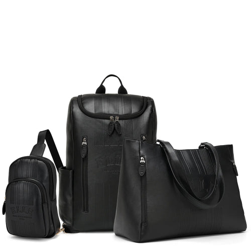 Lightweight Luggage Set – 3-Piece Spinner Suitcase Collection ELLE