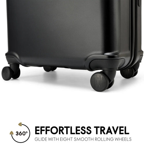 3-Piece Lightweight Luggage Set with Spinner Wheels and TSA Locks