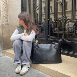 Bolso tote de fin de semana de piel vegana de 33 l Leisure Luxe